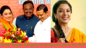 Anupama joins the BJP